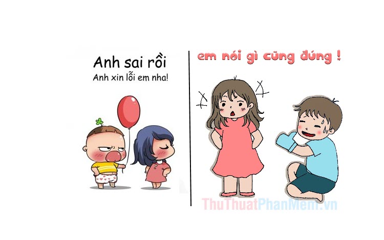 Gửi lời xin lỗi ngọt ngào đến người yêu thân thương