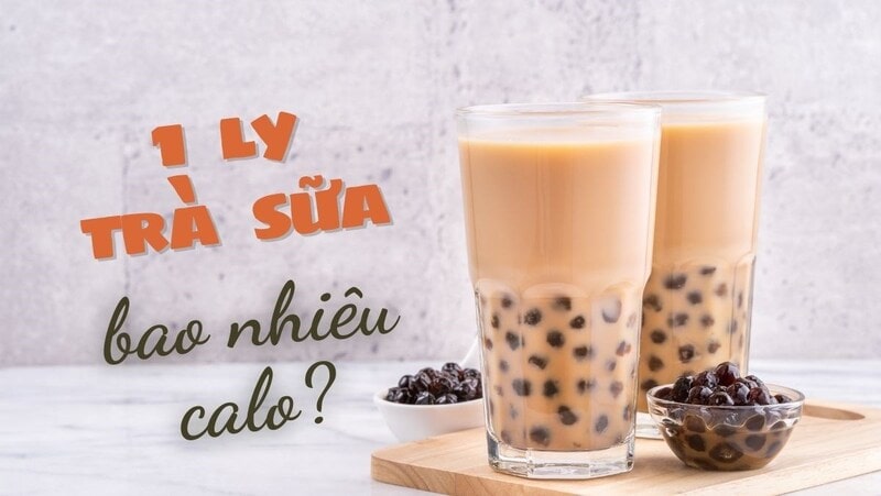 1 ly trà sữa size L bao nhiêu calo