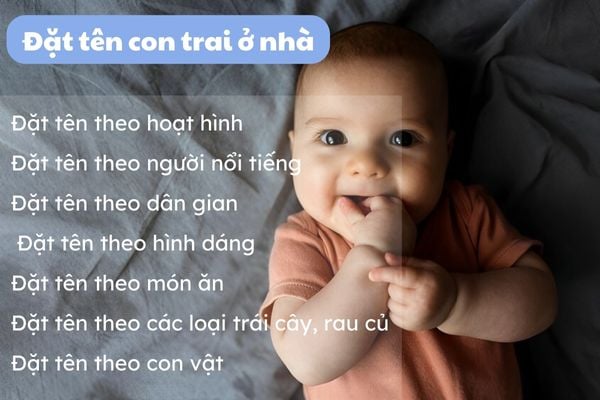 Đặt tên con trai ở nhà dễ nuôi, độc đáo