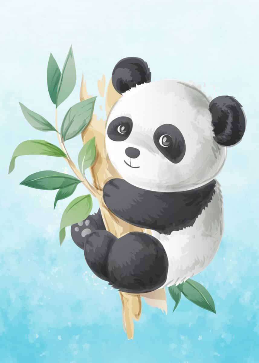 Hình ảnh Anime Chibi Panda Dễ thương