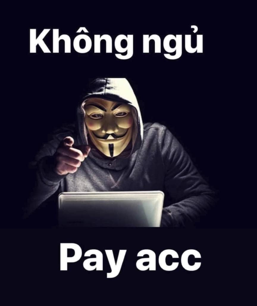 Ảnh hacker hài hước dọa hack nick nếu đối phương không chịu ngủ.