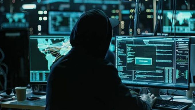 Hình nền Hacker trên máy tính