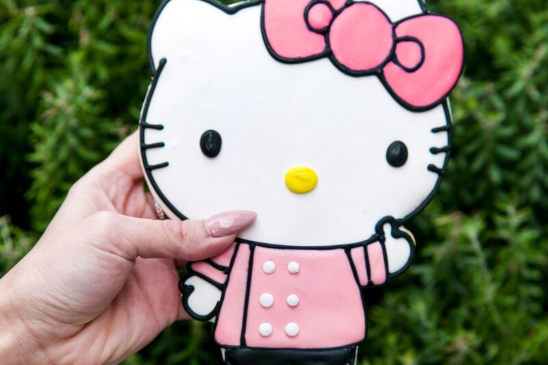 hình ảnh hello kitty thủ công