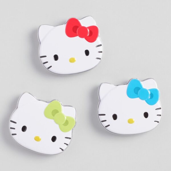 ảnh hello kitty đeo ba chiếc nơ đầy màu sắc