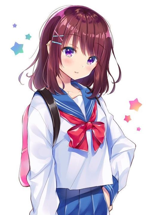 Nữ sinh anime cute, đáng yêu