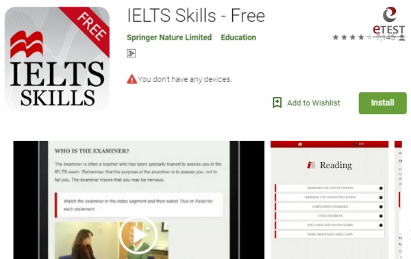 app luyện thi ielts miễn phí