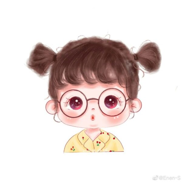 Ảnh avatar dễ thương của girl chibi siêu đáng yêu