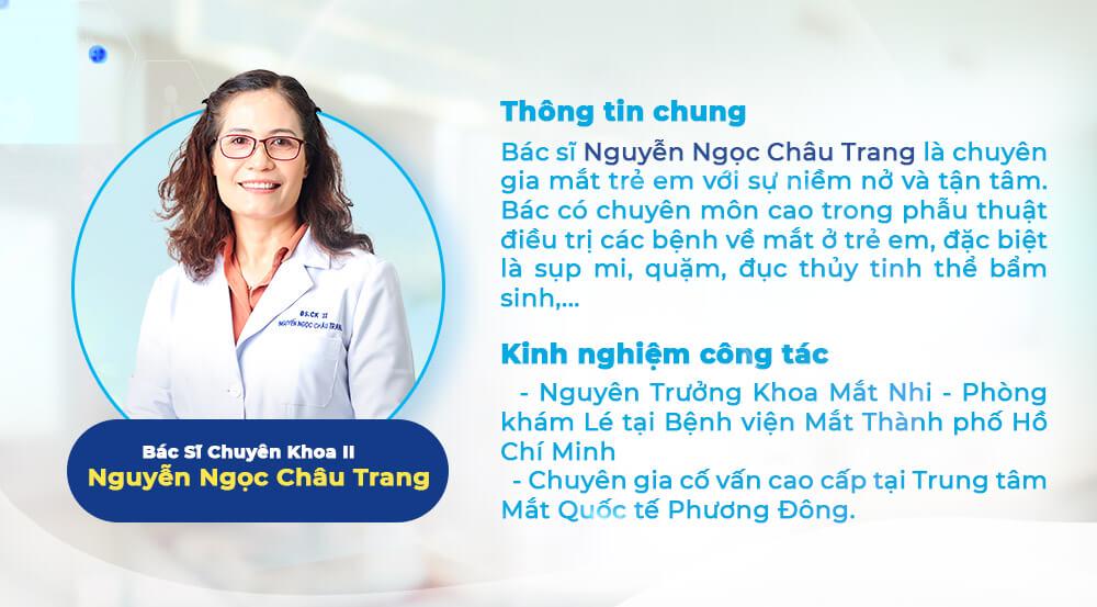 Bác sĩ CKII Nguyễn Ngọc Châu Trang luôn nhe nhàng và chu đáo với người bệnh