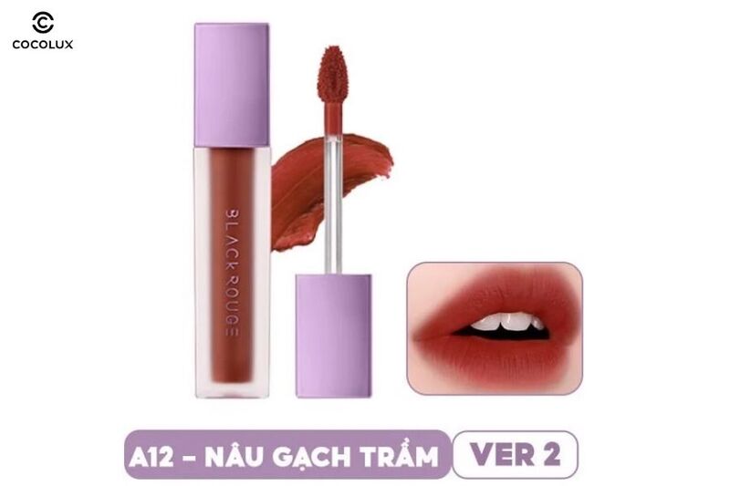 Black Rouge A12 có màu nâu gạch trầm