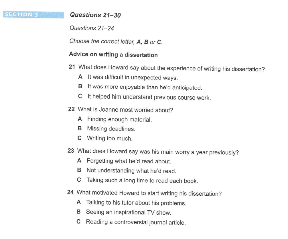 IELTS Listening Practice