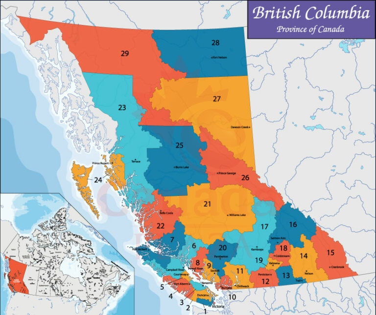 Ban do British Columbia 1