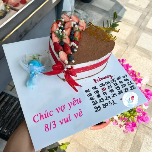 Bánh sinh nhật 8/3 cho vợ yêu