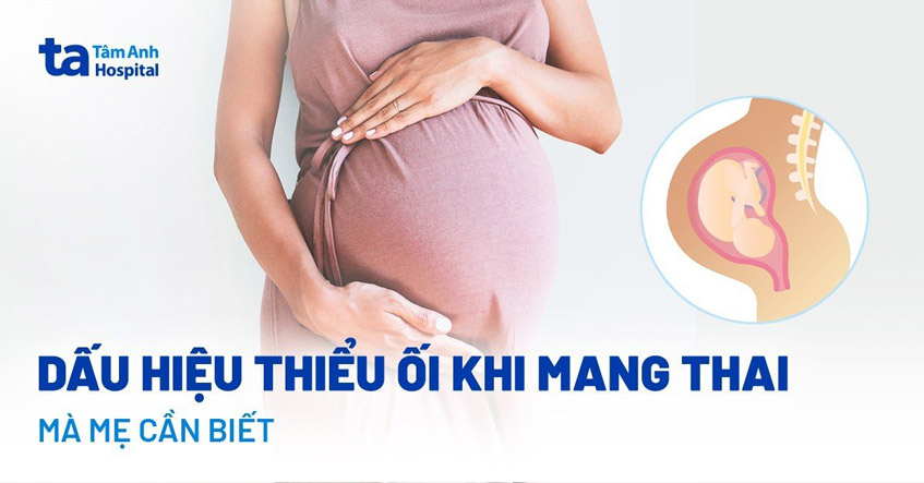 dấu hiệu thiểu ối