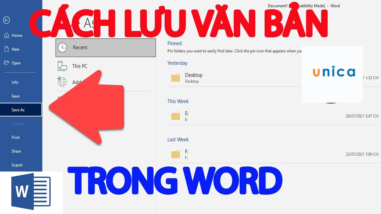 Cách lưu trên word giúp hạn chế việc mất tài liệu