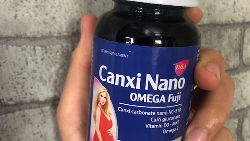 Canxi Nano Omega Fuji với thành phần Canxi carbonate nano NC-518: 400mg