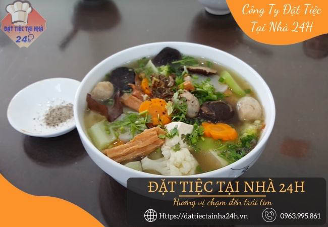 Canh rau củ chay