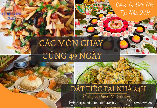 Các món chay cúng 49 ngày