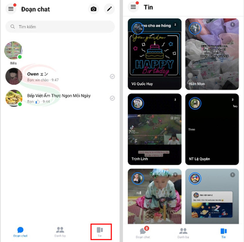 Làm cách nào ẩn tin story trên messenger