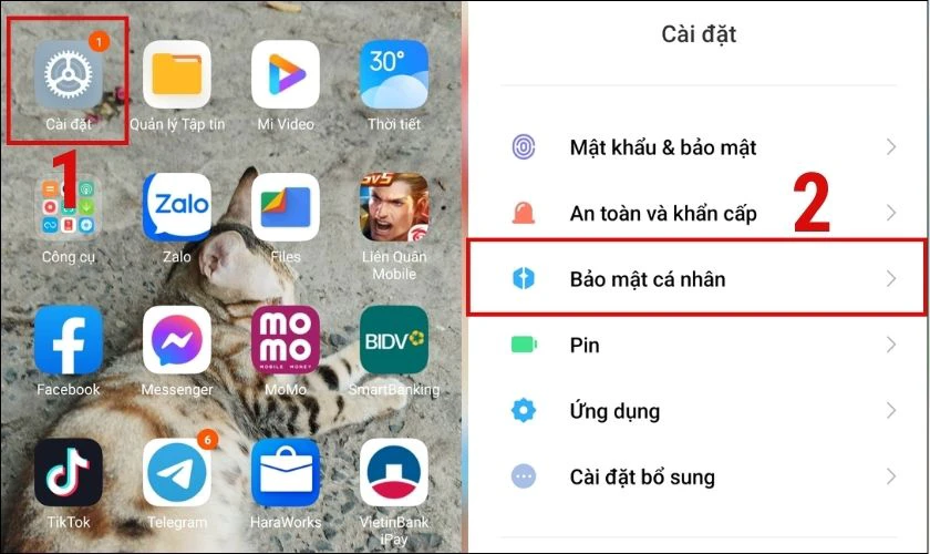 Cách cài định vị giữa 2 điện thoại Xiaomi