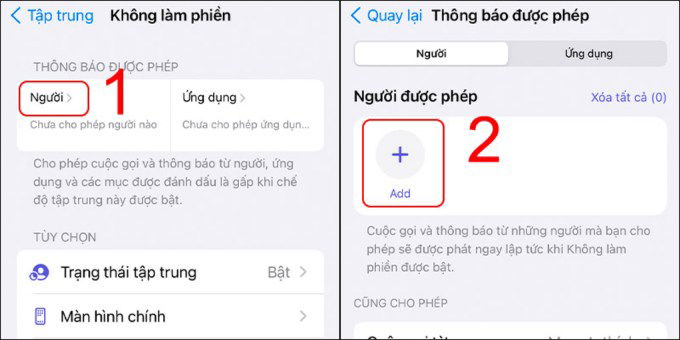 Bước 2 chặn số lạ trên iPhone chạy iOS 15