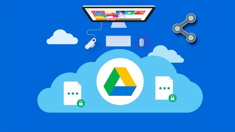 Chia sẻ file trên Google Drive bằng máy tính