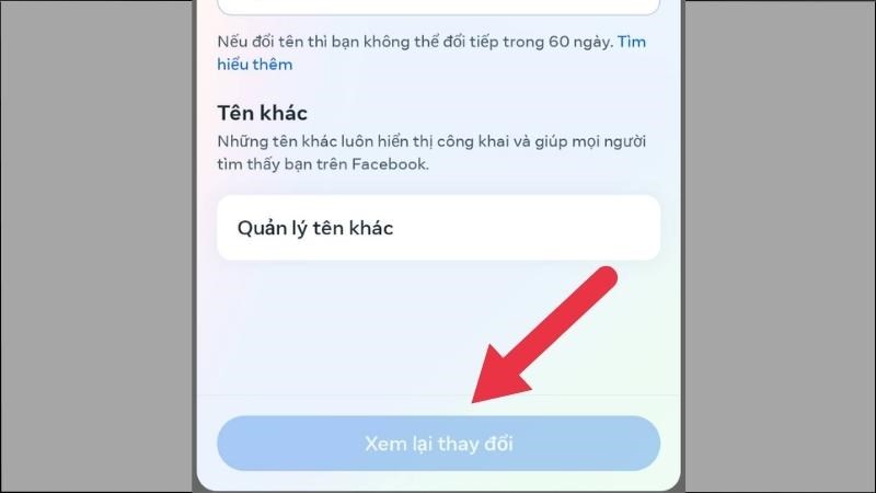 Chọn Xem lại thay đổi > Chọn Lưu