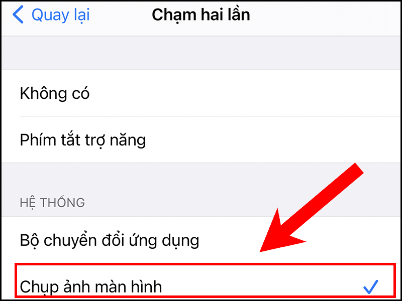 Chọn Cảm ứng