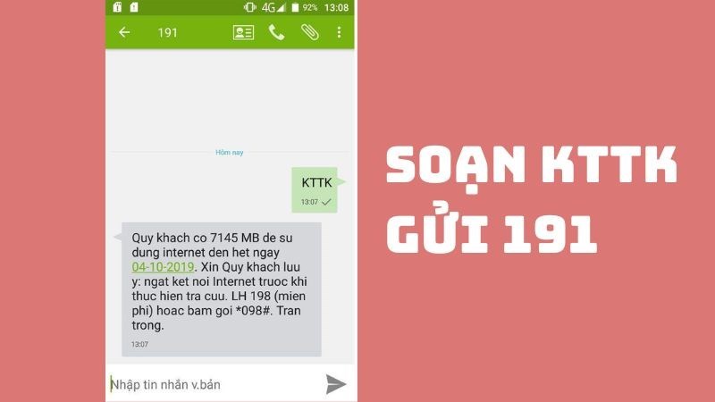 Soạn cú pháp KTTK gửi 191