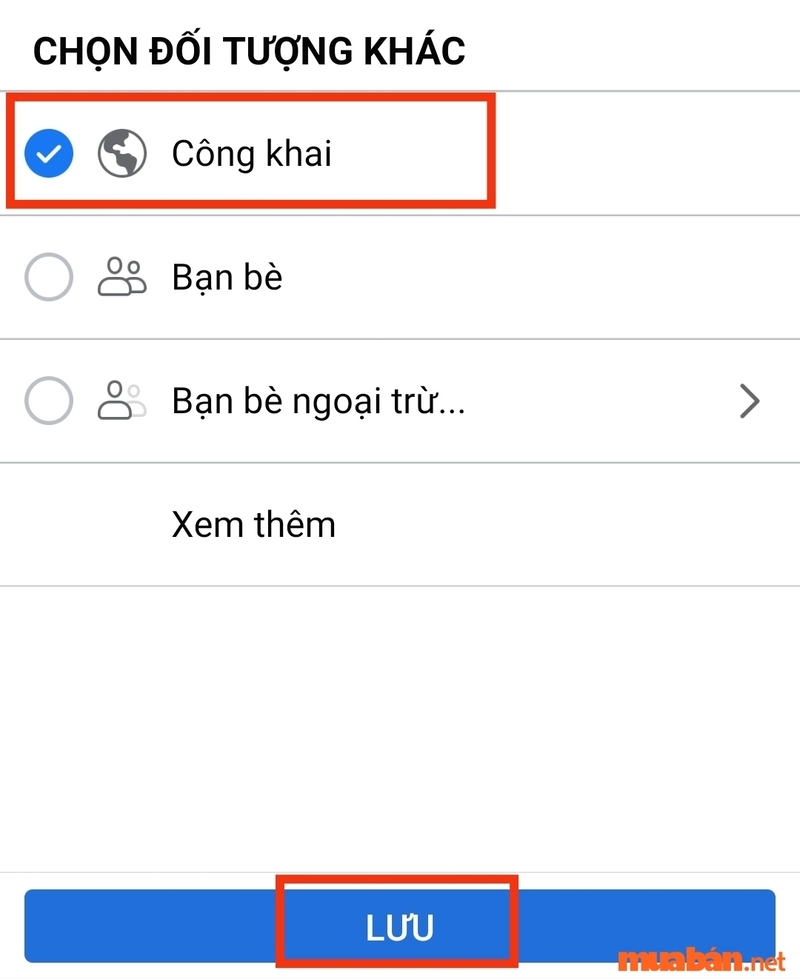 Các bước bật chế độ công khai trên Facebook