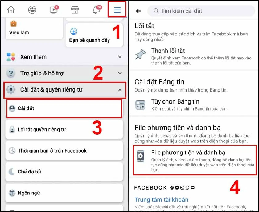 Cách đăng ảnh facebook không bị vỡ trên điện thoại Android