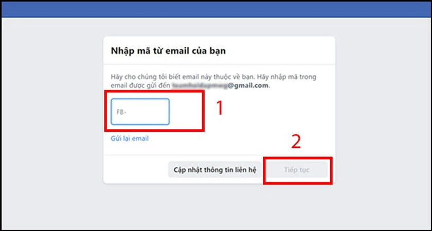 tạo tài khoản facebook bằng cách xác nhận lại qua email hoặc số điện thoại