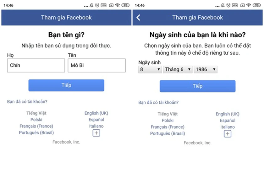 Hướng dẫn tạo tài khoản Facebook không cần số điện thoại