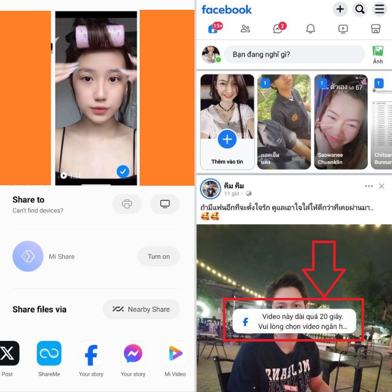 Facebook lite đã không còn hỗ trợ đăng story dài lên Facebook