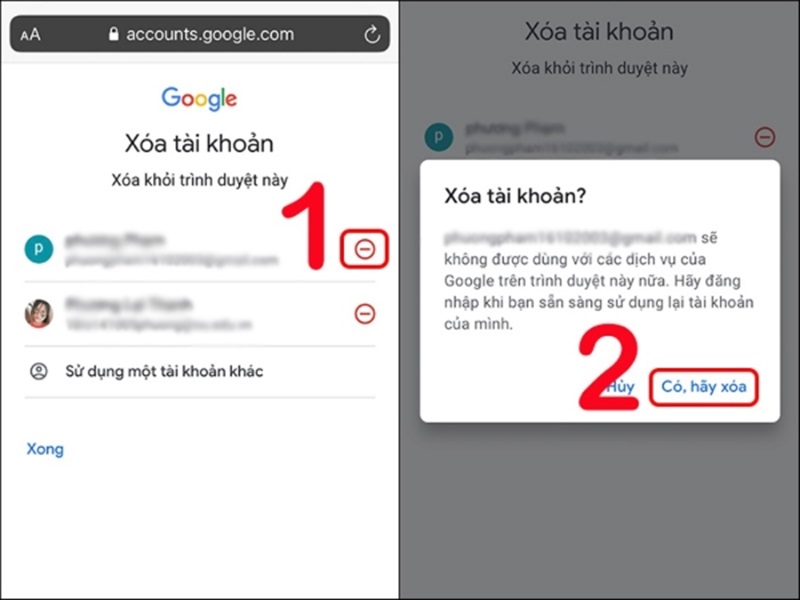 Cách đăng xuất tài khoản Google trên thiết bị khác