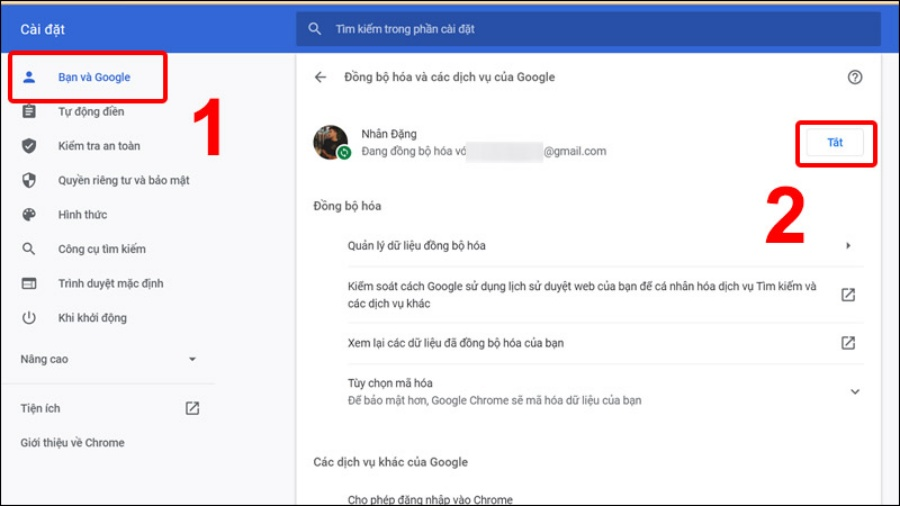 Cách đăng xuất tài khoản Google trên thiết bị khác