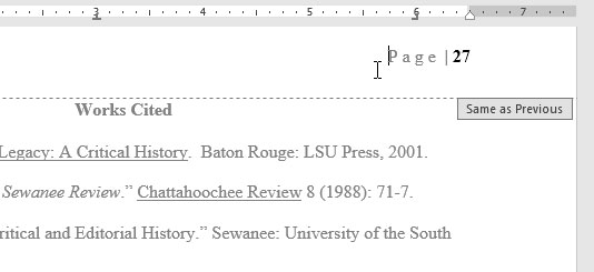 Chọn Format Page Numbers để thay đổi thông tin số trang