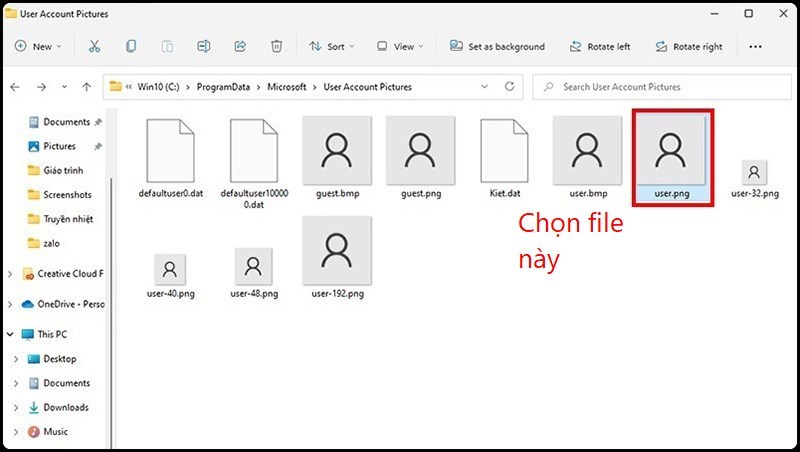 Chọn file user.png