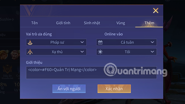 Kết quả chữ 1 màu