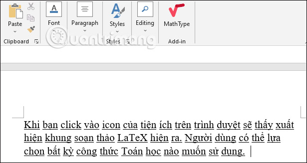 Tạo điểm dừng Tab