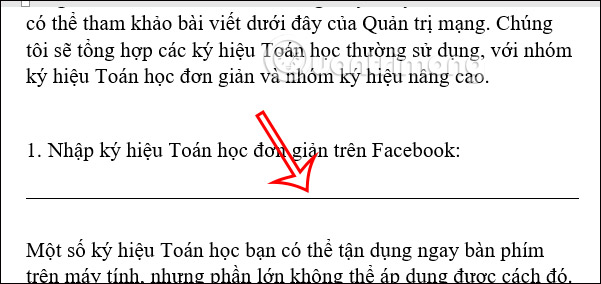 Đổi định dạng gạch chân