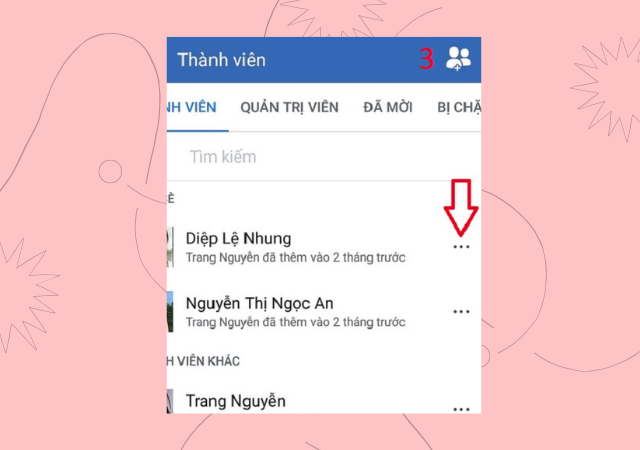 xoá nhóm facebook bằng điện thoại