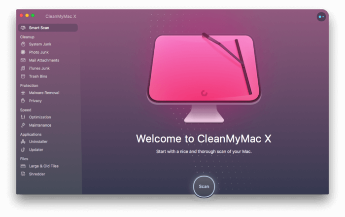 Xóa bằng cleanmymac