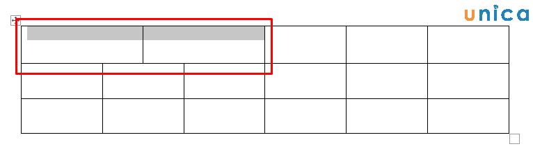 Click vào Split Cells