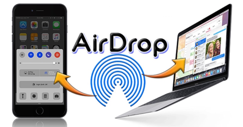 Chuyển ảnh sang máy tính trong một nốt nhạc thông qua AirDrop