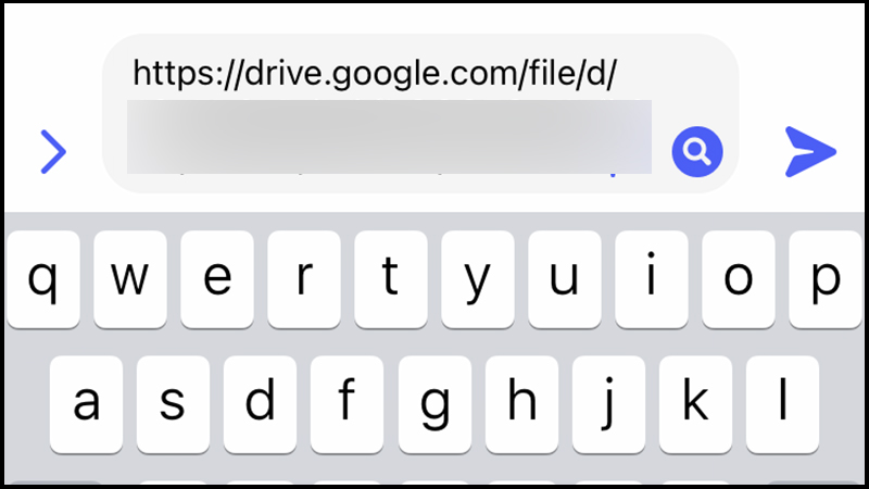 Dán đường liên kết dẫn tới hình ảnh của bạn trên Google Drive