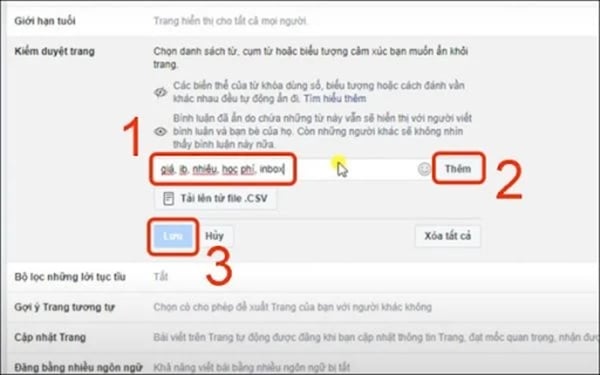 Hướng dẫn shop cách tắt - ẩn bình luận trên Facebook chi tiết