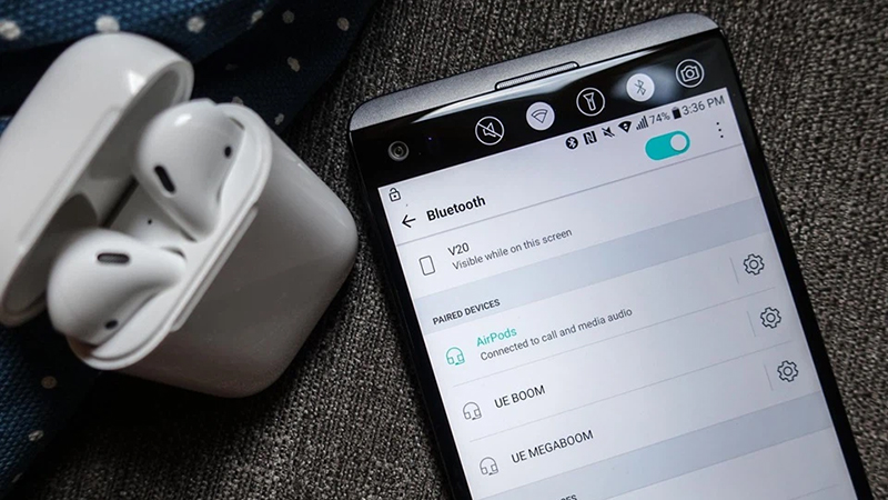 Kết nối AirPods với điện thoại Android