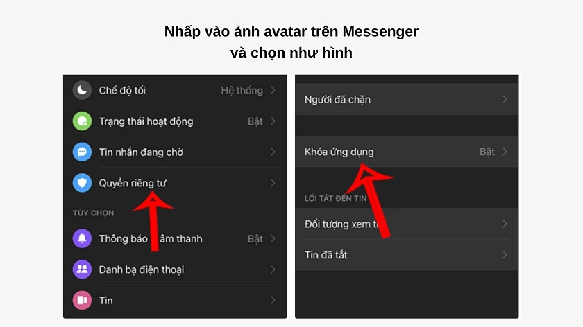 Hướng dẫn thực hiện trên iPhone