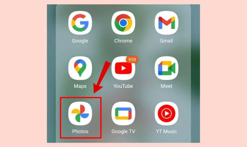 Phục hồi ảnh đã xóa trên Samsung bằng Google Photos