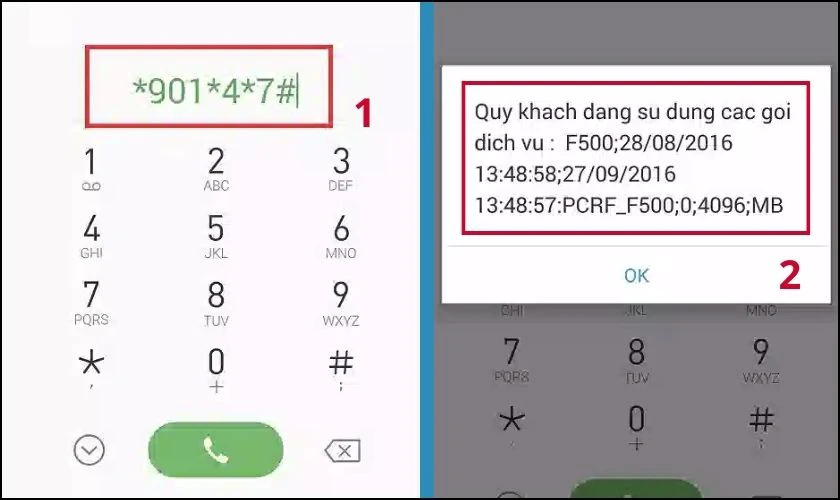 Kiểm tra gói Data MobiFone thông qua USSD